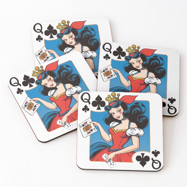 Item preview, Queen of Clubs designed and sold by Tirsot.