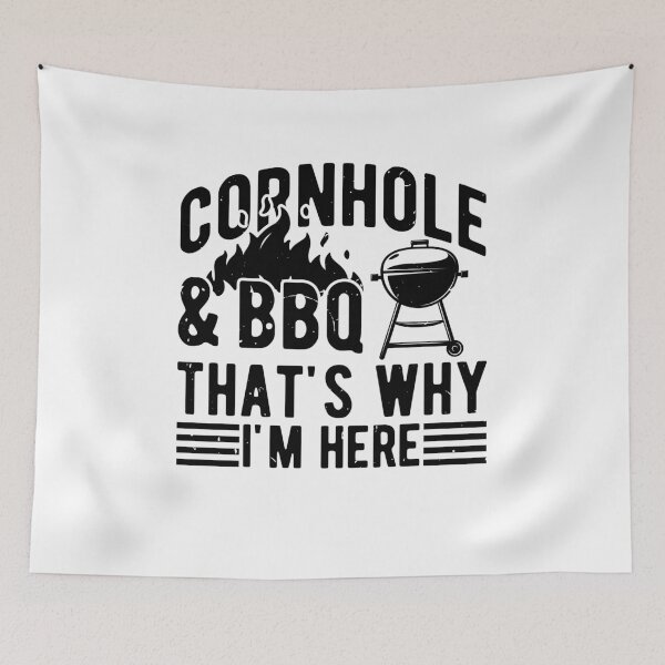 Item preview, Funny Cornhole Player, Humor Toss Like a Boss, BBQ Lover, Sack Toss Game, Father's Day, Grilling Gift designed and sold by behindthefacts.
