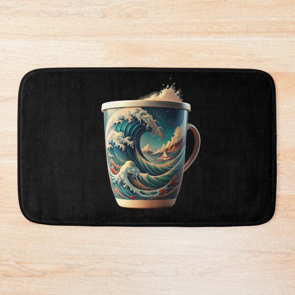 Item preview, Coffee Kanagawa - The Great Wave Of Coffee designed and sold by ExploreTheStore.