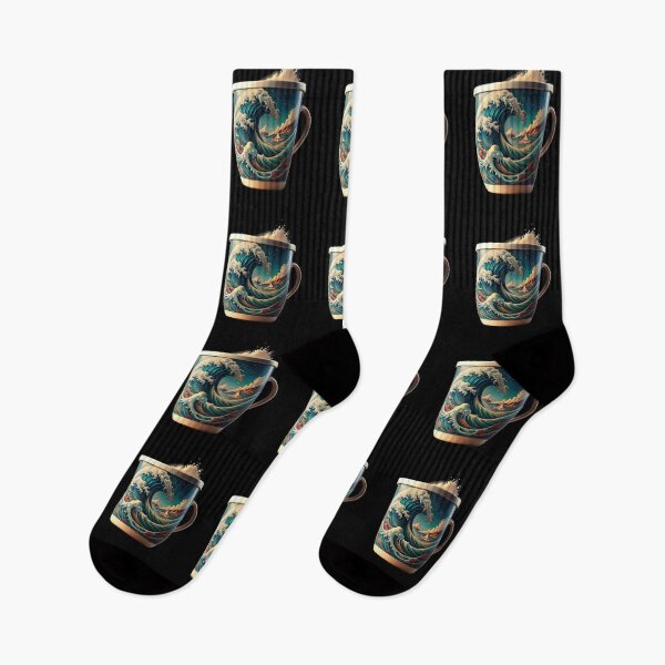 Item preview, Coffee Kanagawa - The Great Wave Of Coffee designed and sold by ExploreTheStore.