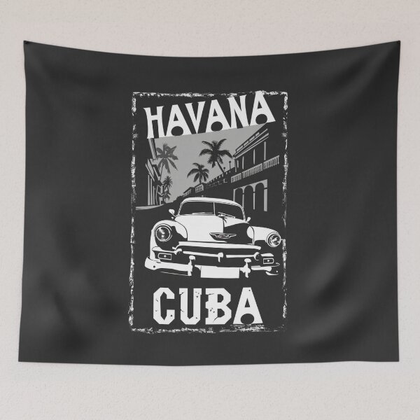 Item preview, A Vintage Travel Illustration of Havana - Cuba  designed and sold by GoodOldVintage.