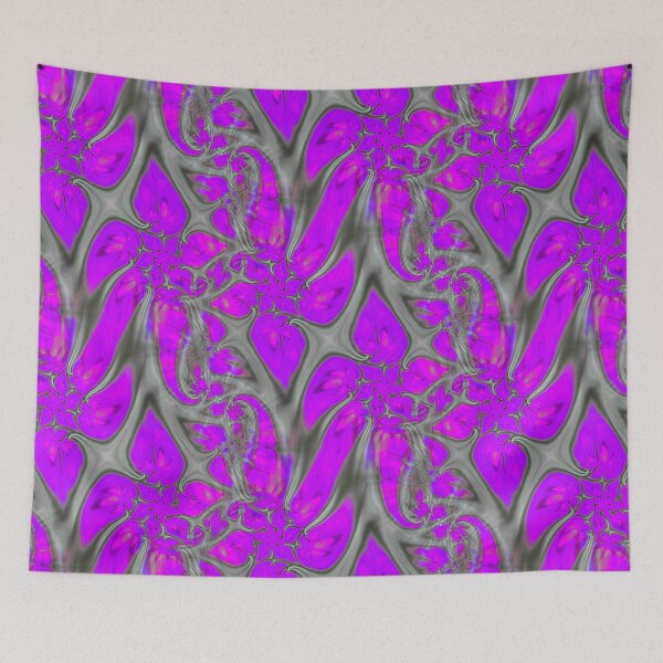Item preview, Abstract Smudged Melting Fractal Flowers 55 designed and sold by SXW Designs.