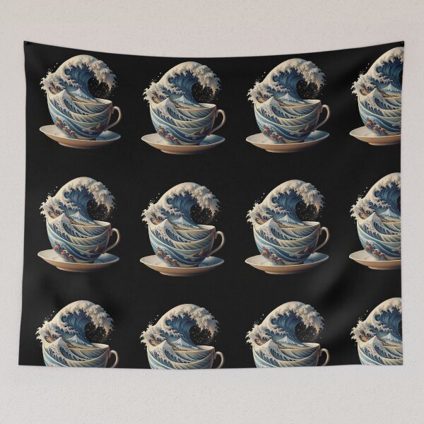 Item preview, Coffee Kanagawa - The Great Wave Of Coffee designed and sold by ExploreTheStore.