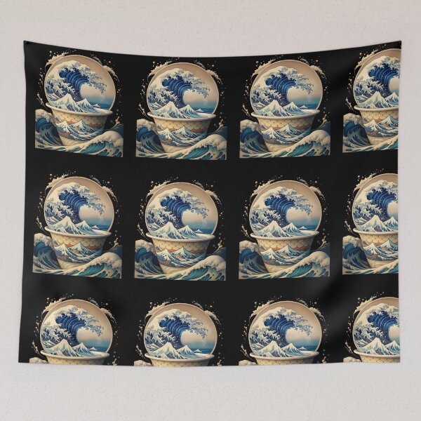 Item preview, Coffee Kanagawa - The Great Wave Of Coffee designed and sold by ExploreTheStore.