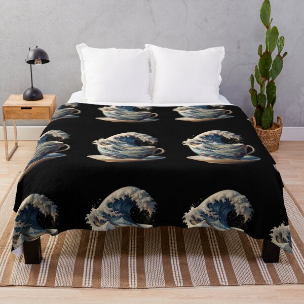 Item preview, Coffee Kanagawa - The Great Wave Of Coffee designed and sold by ExploreTheStore.