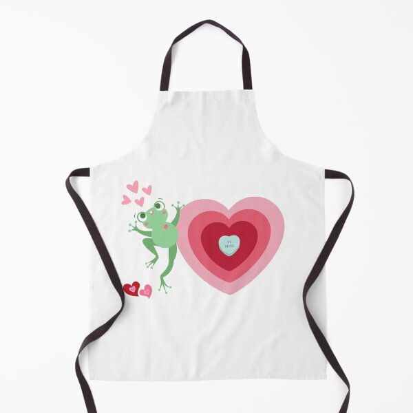 Item preview, Romantic Frog with Be Mine Message in Red and Pink Hearts Design designed and sold by Leap Shop.