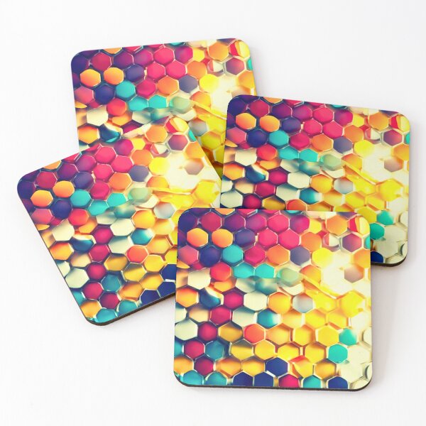 Item preview, Mosaico vibrante: ilustración geométrica en colores designed and sold by Marinaso.