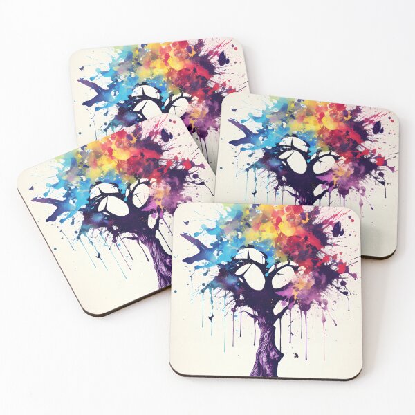 Item preview,  Color Explosion Tree of Life designed and sold by DeMuurdecoratie.