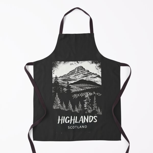 Item preview, A Vintage Travel Illustration of Highlands - Scotland designed and sold by GoodOldVintage.