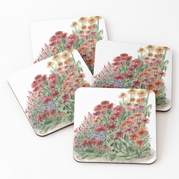 Item preview, Pollinator Garden with Coneflowers designed and sold by ALA Creative Studio.