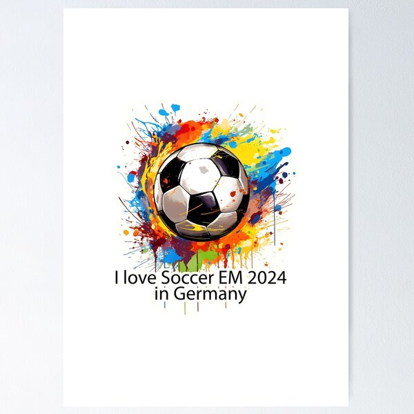 Item preview, I love Soccer EM 2024 in Germany designed and sold by Made-by-Gus.