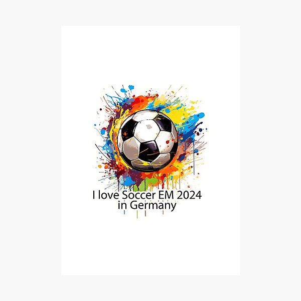 Item preview, I love Soccer EM 2024 in Germany designed and sold by Made-by-Gus.