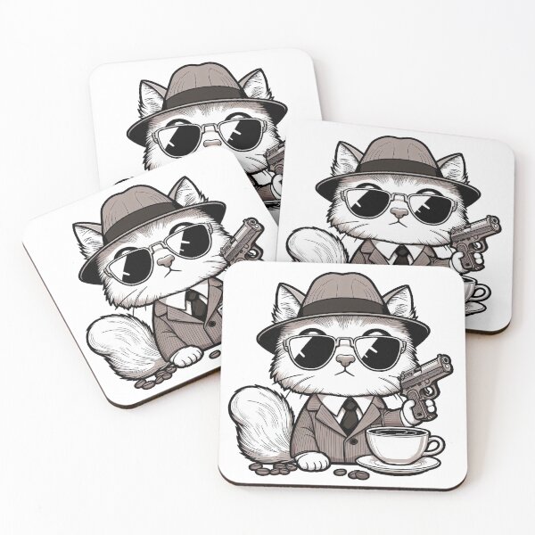 Item preview, Secret Agent Cat - Pretty designed and sold by Shtex.