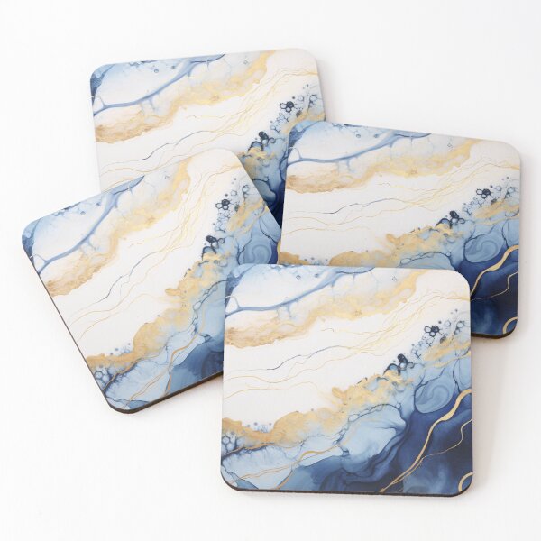 Item preview, Blue composition with yellow areas designed and sold by DeMuurdecoratie.