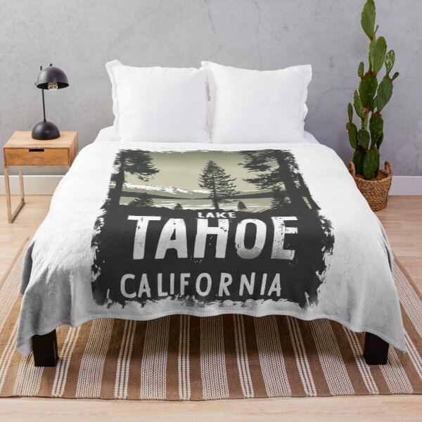 Item preview, A Vintage Travel Illustration of Lake Tahoe - California designed and sold by GoodOldVintage.