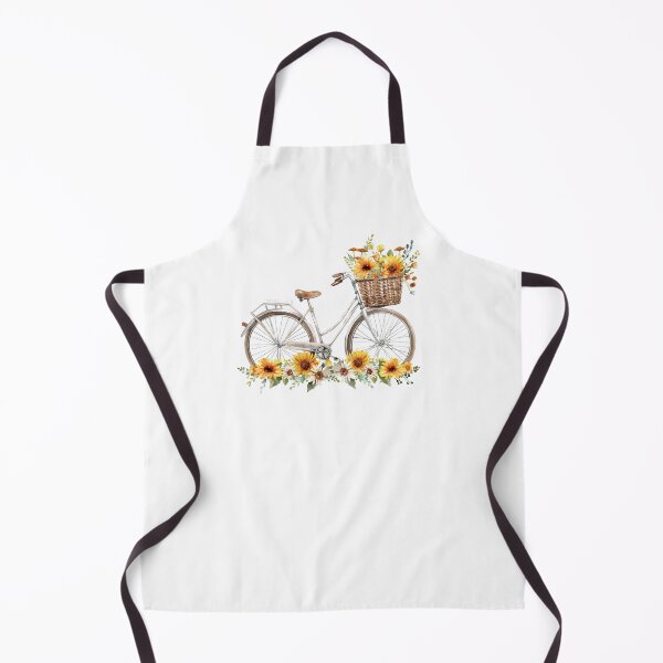 Item preview, Rustic Bicycle with Basket of Flowers designed and sold by Lily-and-Lyle.