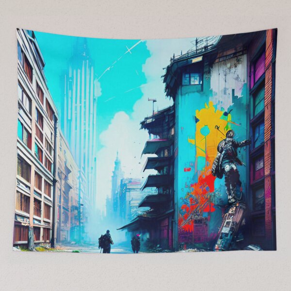 Item preview, Urban Decay: Graffiti in a Dystopian City designed and sold by GrizzlyCollective.