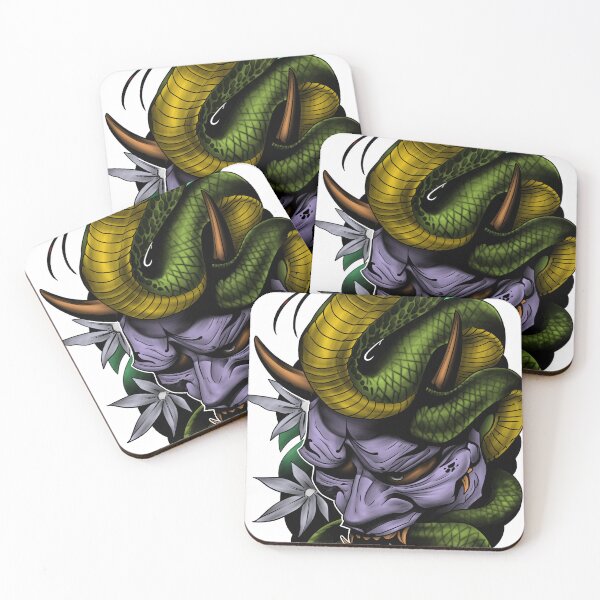 Item preview, Copia de Oni mask and snake designed and sold by PablomfzStore.