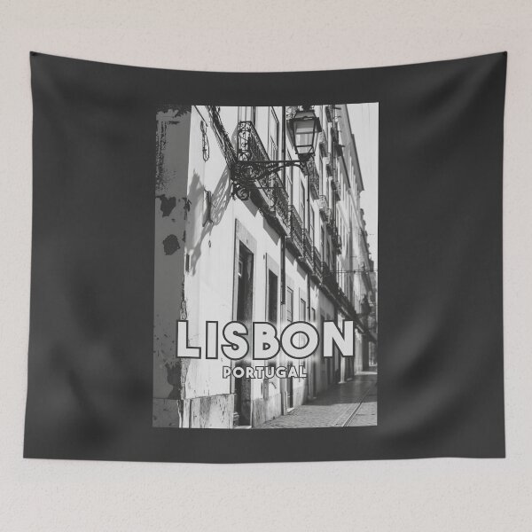 Item preview, A Vintage Travel Illustration of Lisbon - Portugal  designed and sold by GoodOldVintage.