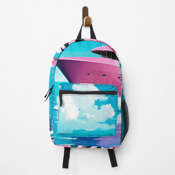 Item preview, Majestic Serenity: Huge Pink Yacht in Calm Seas designed and sold by GrizzlyCollective.