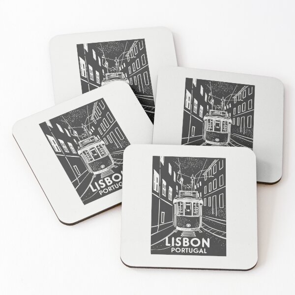 Item preview, A Vintage Travel Illustration of Lisbon - Portugal  designed and sold by GoodOldVintage.