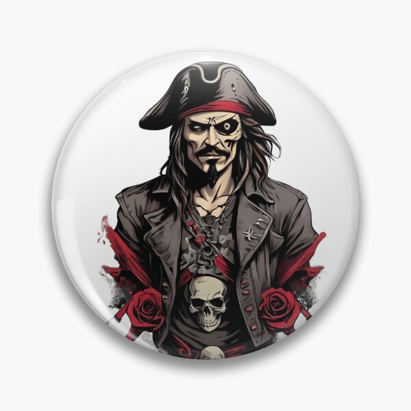 Item preview, Anarchist Pirate T-Shirt: Bold Gothic Rebellion designed and sold by ARTIST-BRUSH.