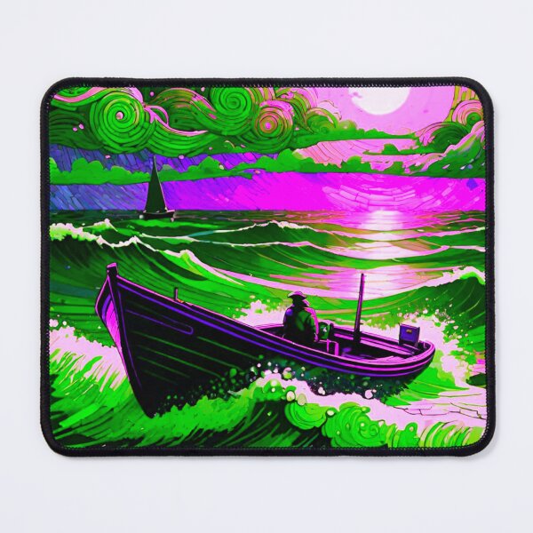 Item preview, Endurance at Dusk: Fishing Boat on Choppy Ocean designed and sold by GrizzlyCollective.