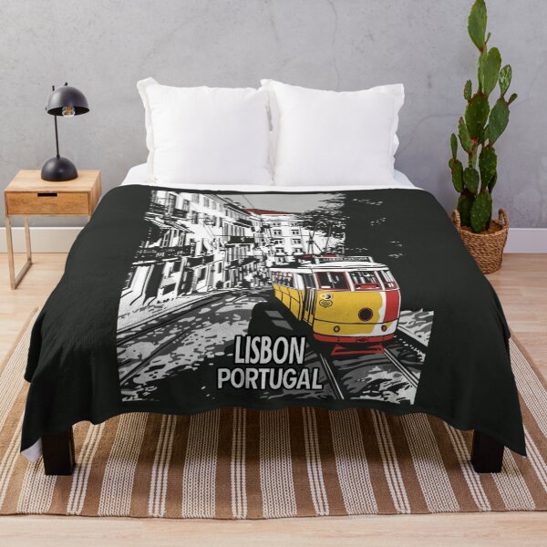 Item preview, A Vintage Travel Illustration of Lisbon - Portugal  designed and sold by GoodOldVintage.