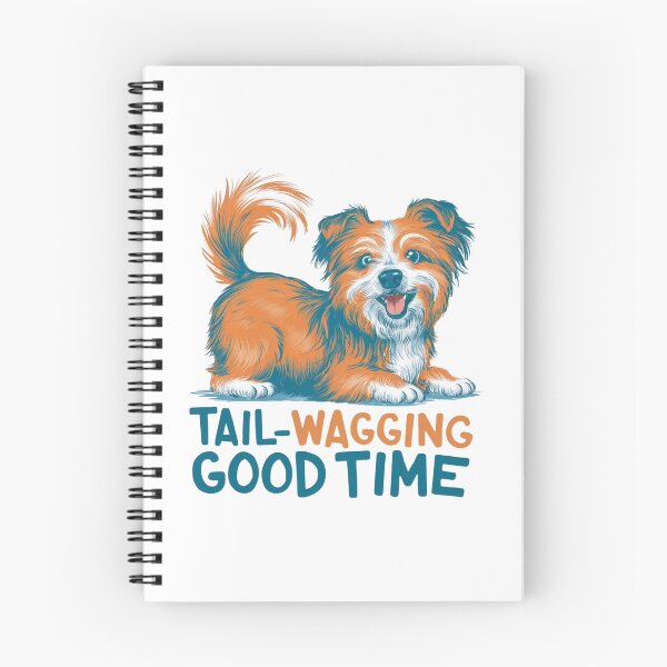 Item preview, Tail-Wagging Good Time Joyful Dog designed and sold by deluxedigital1.