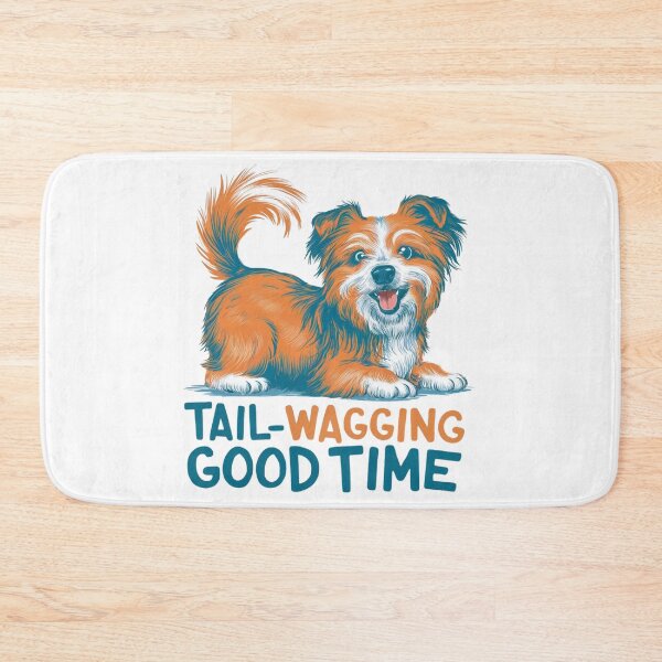 Item preview, Tail-Wagging Good Time Joyful Dog designed and sold by deluxedigital1.