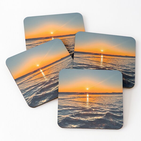 Item preview, Waves at Sunset designed and sold by JerryLangNI.