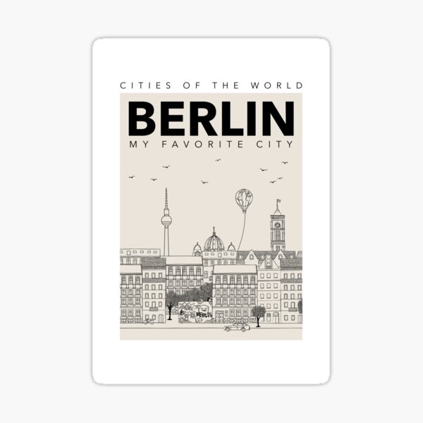 Artikel-Vorschau von City von Berlin, designt und verkauft von PosterBerlin.