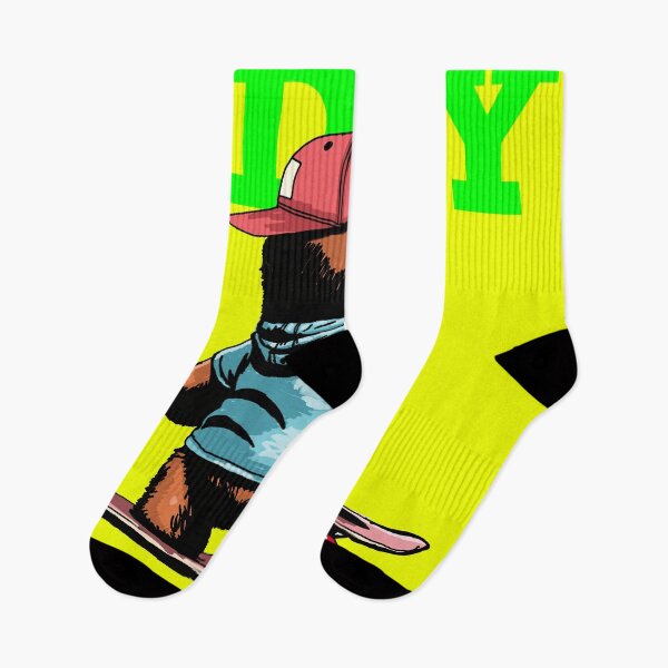 Item preview, Eddy the teddy skater boi designed and sold by GrizzlyCollective.