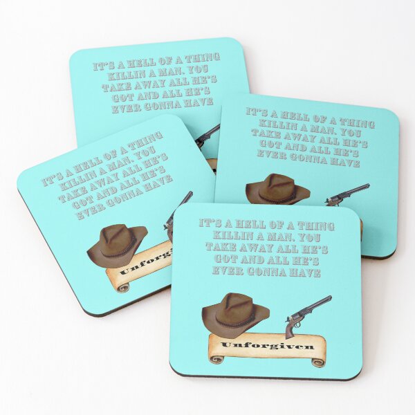 Item preview, Unforgiven Movie Quotes  designed and sold by MountainAndSea.