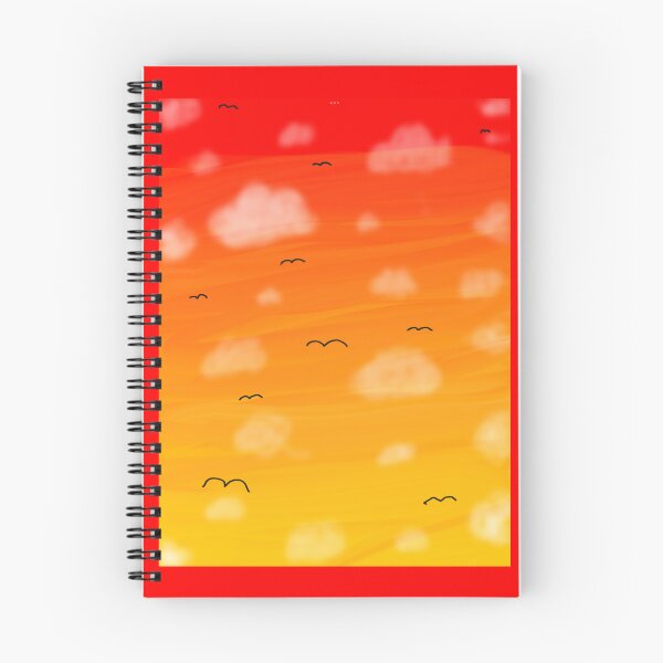 Item preview, Pretty sunset with clouds and birds designed and sold by genevievesGifts.