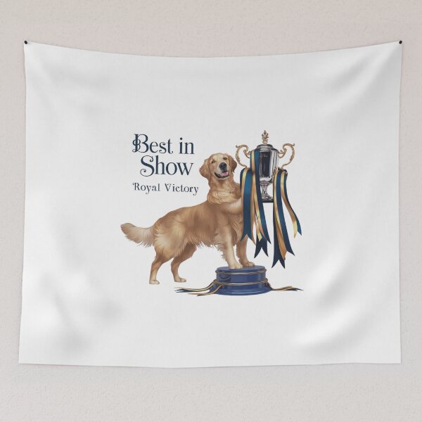 Item preview, Best in Show Prestigious Dog with Trophy designed and sold by deluxedigital1.