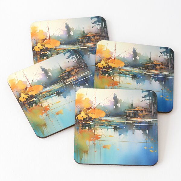 Item preview, Tranquility by the lake designed and sold by DeMuurdecoratie.