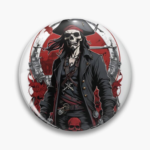 Item preview, Anarchist Pirate T-Shirt: Bold Gothic Rebellion" designed and sold by ARTIST-BRUSH.