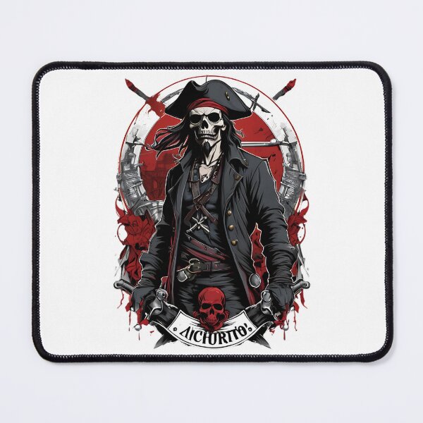 Item preview, Anarchist Pirate T-Shirt: Bold Gothic Rebellion" designed and sold by ARTIST-BRUSH.