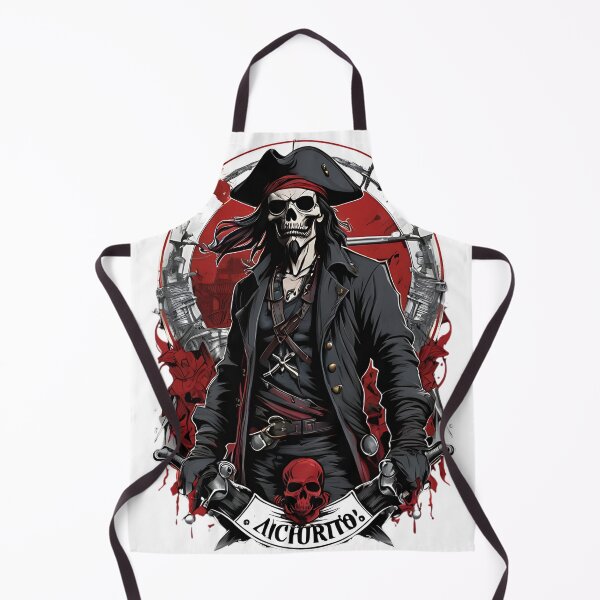 Aperçu de l'œuvre Anarchist Pirate T-Shirt: Bold Gothic Rebellion" créée et vendue par ARTIST-BRUSH.