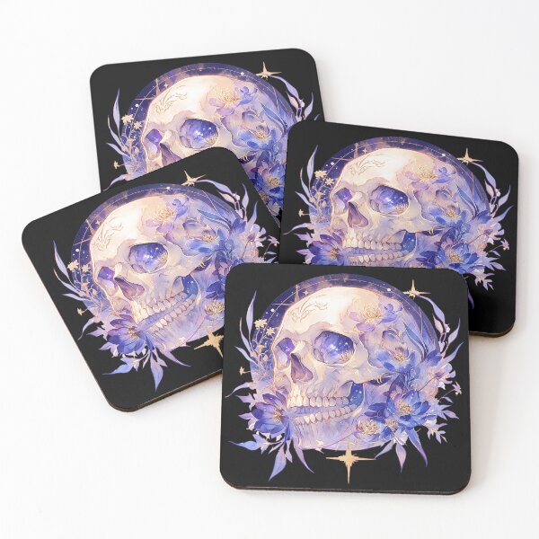 Item preview, Skull with Flowers designed and sold by Christian Weiss.