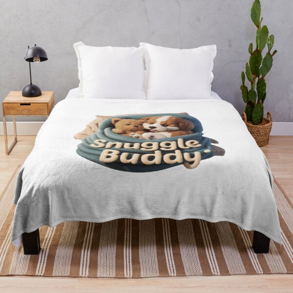 Item preview, Snuggle Buddy Cozy Dog with Blanket designed and sold by deluxedigital1.