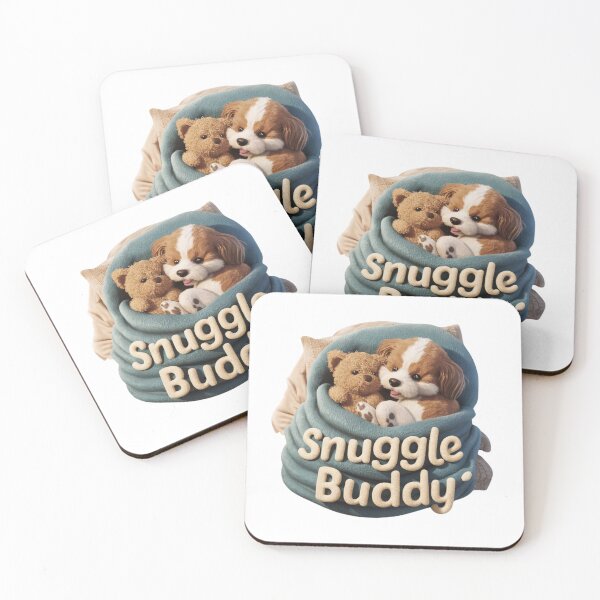 Item preview, Snuggle Buddy Cozy Dog with Blanket designed and sold by deluxedigital1.
