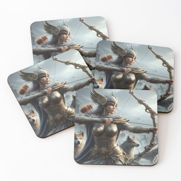 Item preview, Artemis Greek Goddess of Hunting designed and sold by GalleryBrisArt.