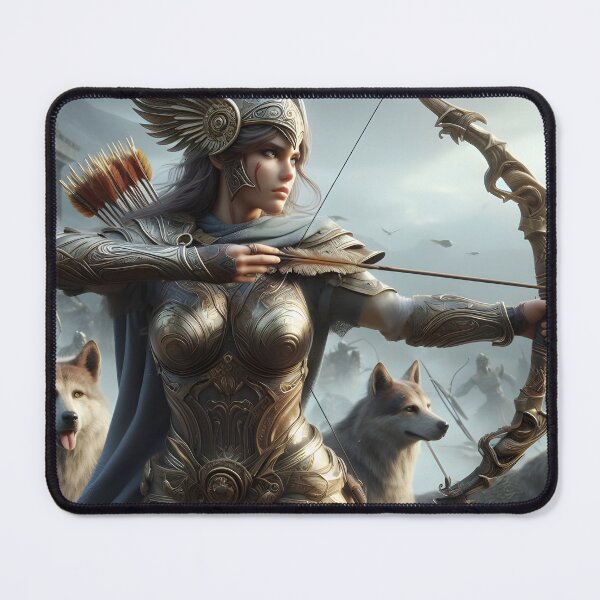 Item preview, Artemis Greek Goddess of Hunting designed and sold by GalleryBrisArt.