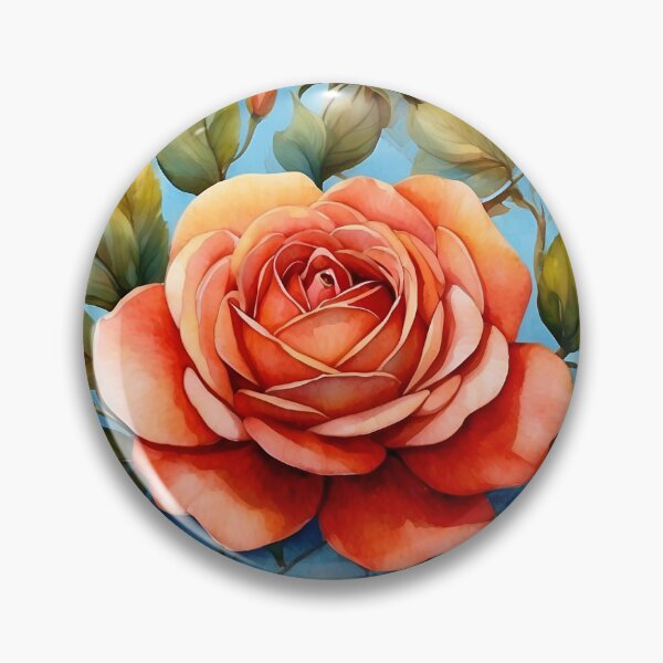 Item preview, Elegant Rose Watercolor Pattern designed and sold by Victoria Riabov.