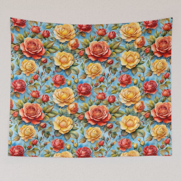Item preview, Elegant Rose Watercolor Pattern designed and sold by Victoria Riabov.