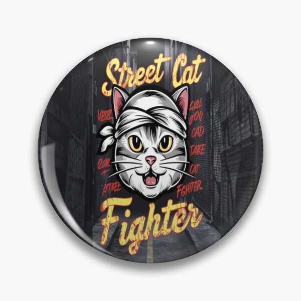 Item preview, Street Cat Fighter designed and sold by FanaticB.