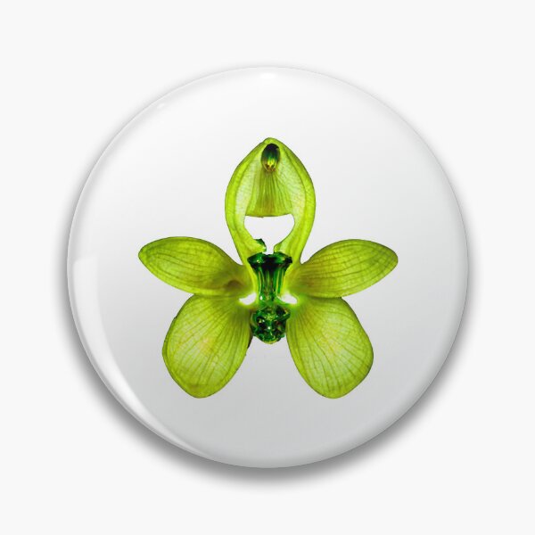 Item preview, Uranium Glass Orchid designed and sold by ValenciaElla.