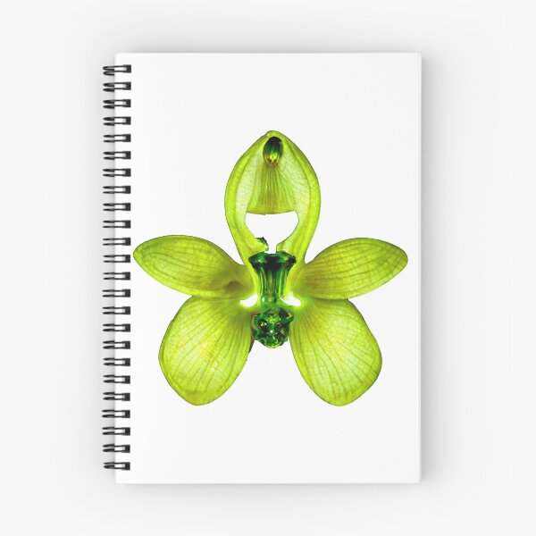 Item preview, Uranium Glass Orchid designed and sold by ValenciaElla.
